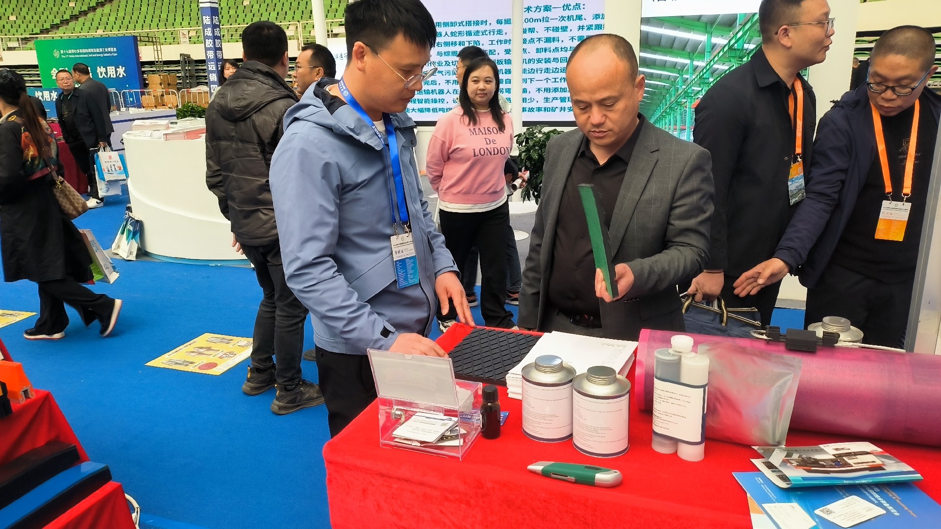 Zhengzhou BAI-OTT New Material Co., Ltd came to Ordos to participate in the coal exhibition.